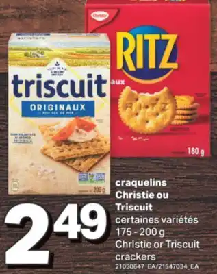 L'Intermarché CRAQUELINS CHRISTIE OU TRISCUIT,175-200g offer