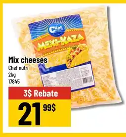 Mayrand Chef nutri Mix cheeses offer