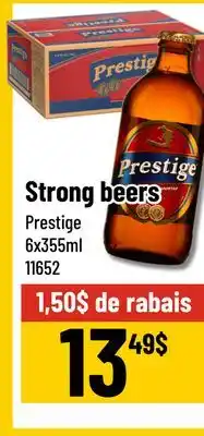 Mayrand Prestige Strong beers offer