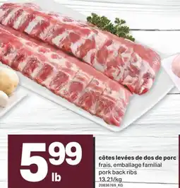 L'Intermarché CÔTES LEVÉES DE DOS DE PORC offer