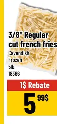 Mayrand Cavendish 3/8 Regular cut french fries offer