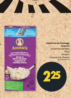 L'Intermarché MACARONI AU FROMAGE ANNIE'S,170G offer