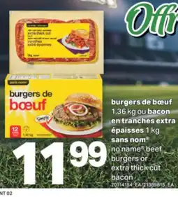 L'Intermarché BURGERS DE BŒUF 1,36 KG OU BACON EN TRANCHES EXTRA ÉPAISSES 1KG offer