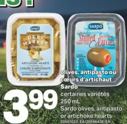 L'Intermarché OLIVES, ANTIPASTO OU CŒURS D'ARTICHAUT, 250ML offer