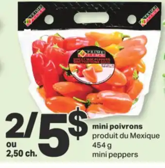 L'Intermarché MINI POIVRONS, 454G offer