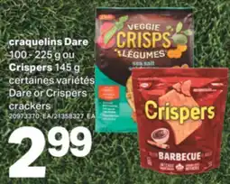 L'Intermarché CRAQUELINS DARE 100-225G OU CRISPERS 145G offer