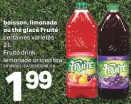 L'Intermarché BOISSON, LIMONADE OU THÉ GLACÉ FRUITÉ,2l offer