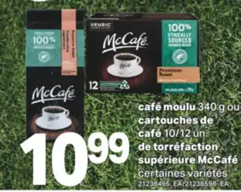 L'Intermarché CAFÉ MOULU 340G OU CARTOUCHES DE CAFÉ 10/12UN. DE TORRÉFACTION SUPÉRIEURE offer