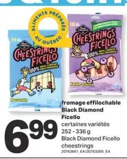 L'Intermarché FROMAGE EFFILOCHABLE BLACK DIAMOND FICELLO,252-336G offer