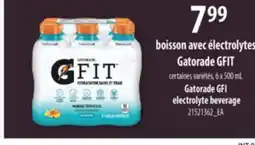 L'Intermarché BOISSON AVEC ÉLECTROLYTES GFIT, 6X500ML offer