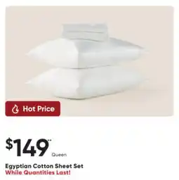 Dormez Vous Egyptian Cotton Sheet Set offer