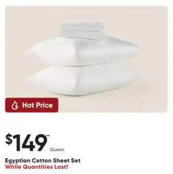 Dormez Vous Egyptian Cotton Sheet Set offer