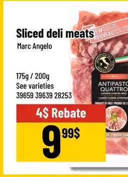 Mayrand Marc Angelo Sliced deli meats offer