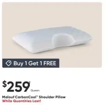 Dormez Vous Malouf CarbonCool Shoulder Pillow offer