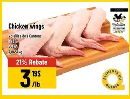 Mayrand Volailles des Cantons Chicken wings offer