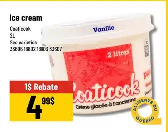 Mayrand Coaticook Ice cream offer