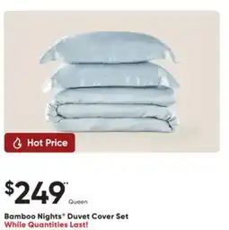 Dormez Vous Bamboo Nights Duvet Cover Set offer