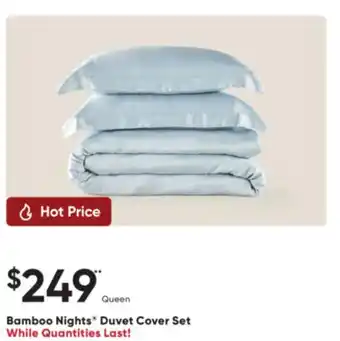 Dormez Vous Bamboo Nights Duvet Cover Set offer