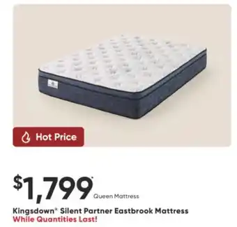 Dormez Vous Kingsdown Silent Partner Eastbrook Mattress offer