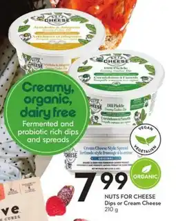 Sobeys Nuts for cheese dips or cream cheese offer