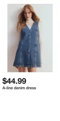 H&M A-line denim dress offer