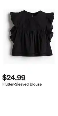 H&M Flutter-Sleeved Blouse offer