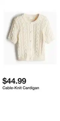 H&M Cable-Knit Cardigan offer