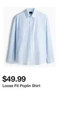 H&M Loose Fit Poplin Shirt offer