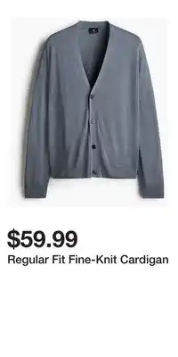 H&M Regular Fit Fine-Knit Cardigan offer