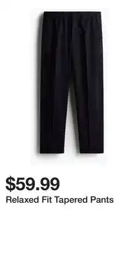 H&M Relaxed Fit Tapered Pants offer