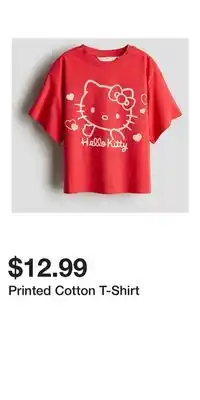 H&M Printed Cotton T-Shirt offer