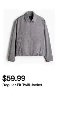 H&M Regular Fit Twill Jacket offer