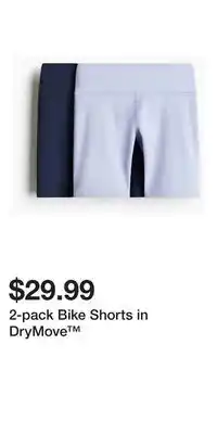 H&M 2-pack Bike Shorts in DryMove offer