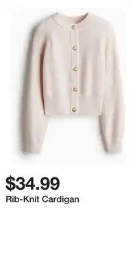 H&M Rib-Knit Cardigan offer