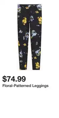 H&M Floral-Patterned Leggings offer