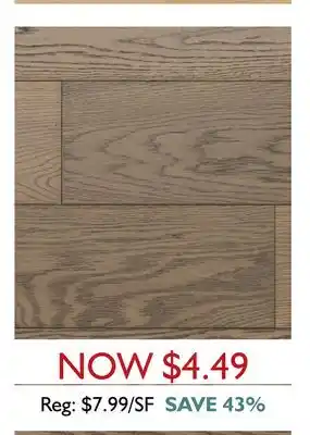 Hardwood Giant Hardwood / Engineered Flooring offer