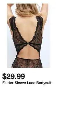 H&M Flutter-Sleeve Lace Bodysuit offer