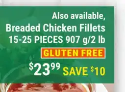 M & M Food Market Breaded Chicken Fillets offer