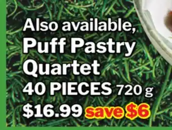 M & M Food Market Puff Pastry Quartet offer