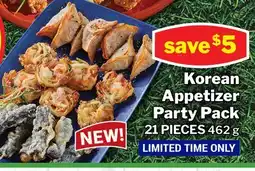 M & M Food Market Korean Appetizer Party Pack offer