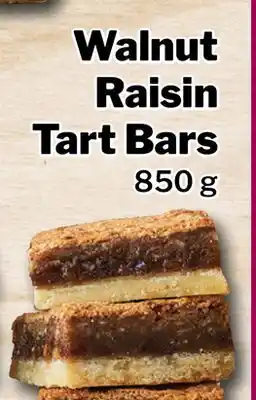 M & M Food Market Walnut Raisin Tart Bars offer