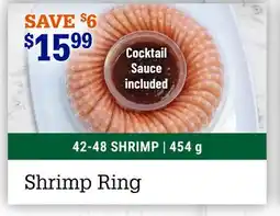 M & M Food Market Shrimp Ring offer