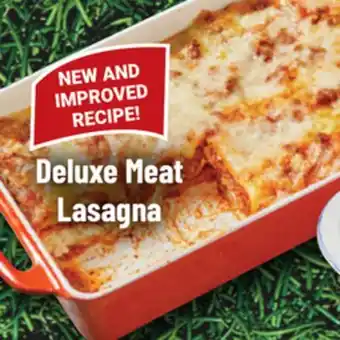 M & M Food Market Deluxe Meat Lasagna offer