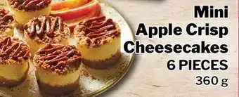 M & M Food Market Mini Apple Crisp Cheesecakes offer