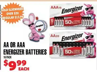 Len's Mill Stores AA OR AAA ENERGIZER BATTERIES offer