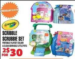 Len's Mill Stores SCRIBBLE SCRUBBIE SET offer