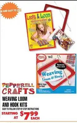 Len's Mill Stores WEAVING LOOM AND HOOK KITS offer