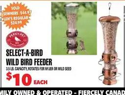 Len's Mill Stores SELECT-A-BIRD WILD BIRD FEEDER offer