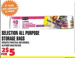 Len's Mill Stores SELECTION ALL PURPOSE STORAGE BAGS offer