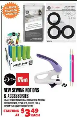 Len's Mill Stores NEW SEWING NOTIONS BE ACCESSORIES offer